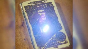 Глубокая лазерная гравировка зажигалки БРАТ - Deep engraving lighter