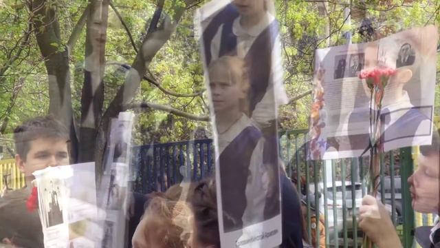 Москва поёт песни Победы лицей 504