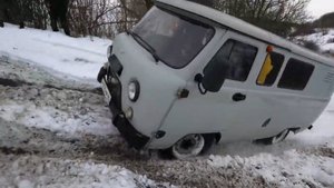 Что может стоковая УАЗ БУХАНКА, Opel Frontera на бездорожье