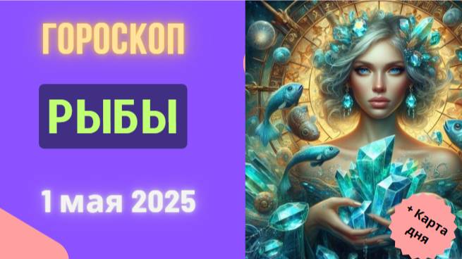 ♓ 1 МАЯ: ГОРОСКОП НА СЕГОДНЯ ДЛЯ РЫБ – ИНТУИЦИЯ НЕ ПОДВЕДЁТ!