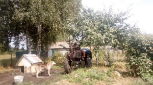 первое испытание переднего моста уаз на минитрактор