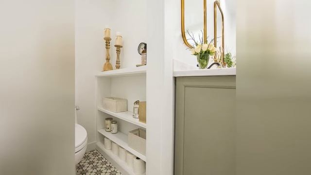 75 Green Cement Tile Floor Bathroom Design Ideas You'll Love ⭐️ смотреть онлайн
