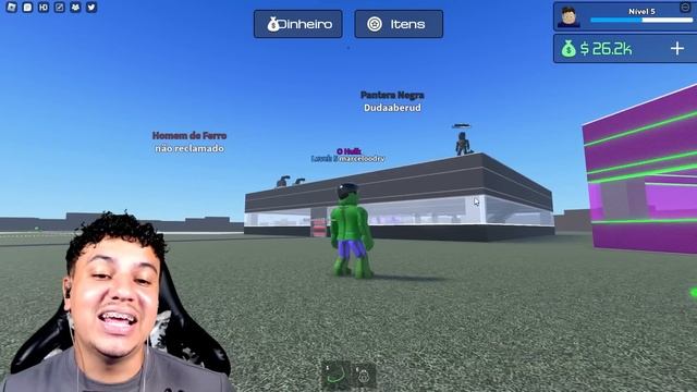 VIRAMOS SUPER HERÓIS por UM DIA no ROBLOX! смотреть онлайн