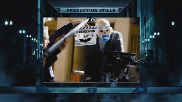 DVD - меню:The Dark Knight (Тёмный Рыцарь)