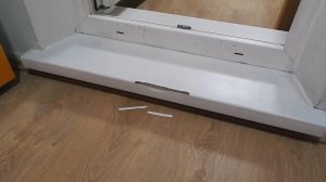 Ремонт пластикового порожка