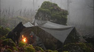 Пережить ливень под Скалой – Без палатки, без Спального мешка!