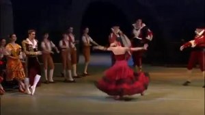 Exuberant Galina Rakhmanova Галина Рахманова (Mariinsky ballet) as Mercedes, Don Quixote