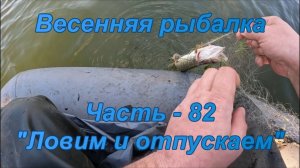 Весенняя рыбалка. Часть - 82. "Ловим и отпускаем".