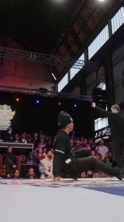 only needed 30 secs to hype it up!  B-Boy Djibril