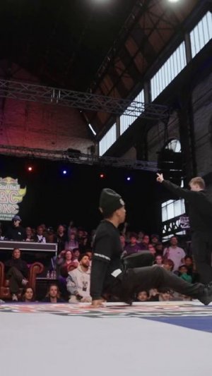 only needed 30 secs to hype it up!  B-Boy Djibril