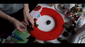 Новогодний декор с Машинкой_DIY_Подвесной.