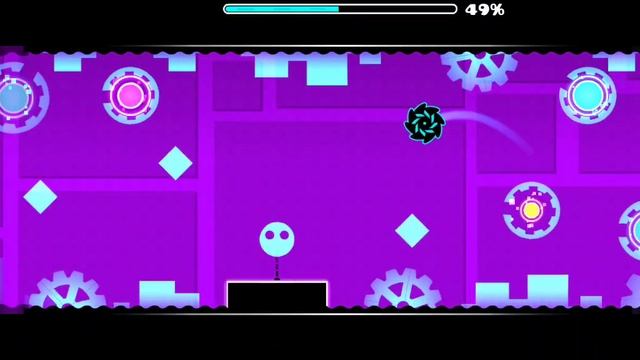 Прохождение уровня в геометри Даш смотреть онлайн