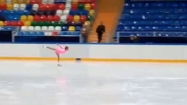 Арина Городкова.Фигурное катание.Розовая пантера.Мегаспорт.