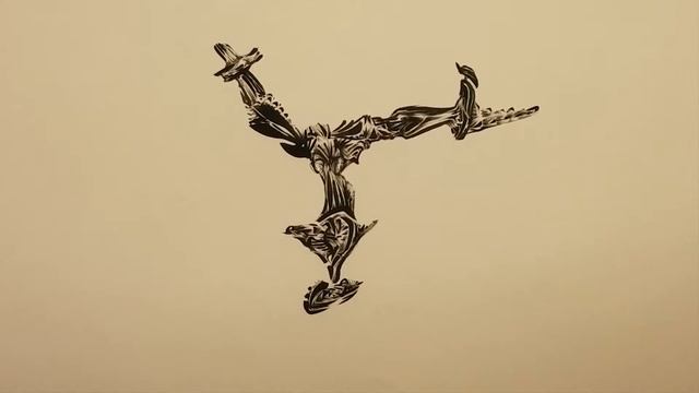 Abstract Art Daily: How to Draw an Abstract Turbine - Inktober 2017 Day 26