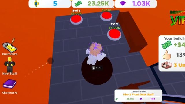•|ОТКРЫЛ САМЫЙ ЛУЧШИЙ ОТЕЛЬ В РОБЛОКСЕ!|•#роблокс #роблокс #tycoonroblox #hotel смотреть онлайн