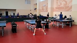 Петровская А. - Хадзегова Б. #настольныйтеннис