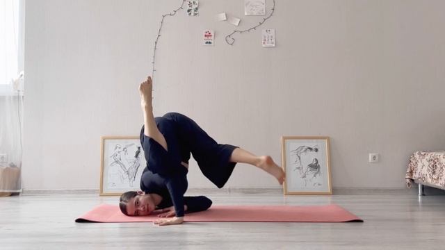 Танц.кружок. Урок 19. Стойка на плече. Техника contemporary dance вариации комбинации