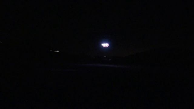 Trex 700e Dominator - Low head speed night fly - UFO sighting смотреть онлайн