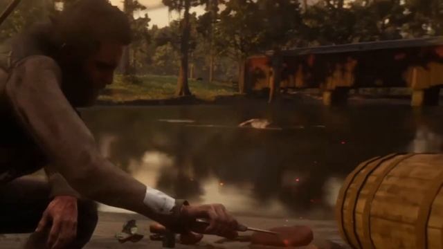 Red Dead Redemption 2 - не лезь, она тебя сожрет... палку давай ! смотреть онлайн