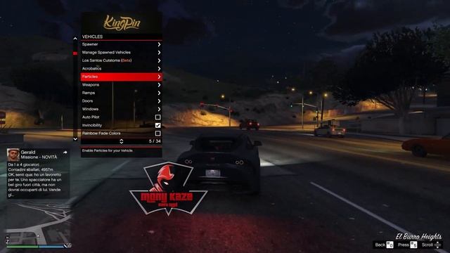 Gta V mod menu - KINGPIN - 1.57 - Undetected - 07/08/2021