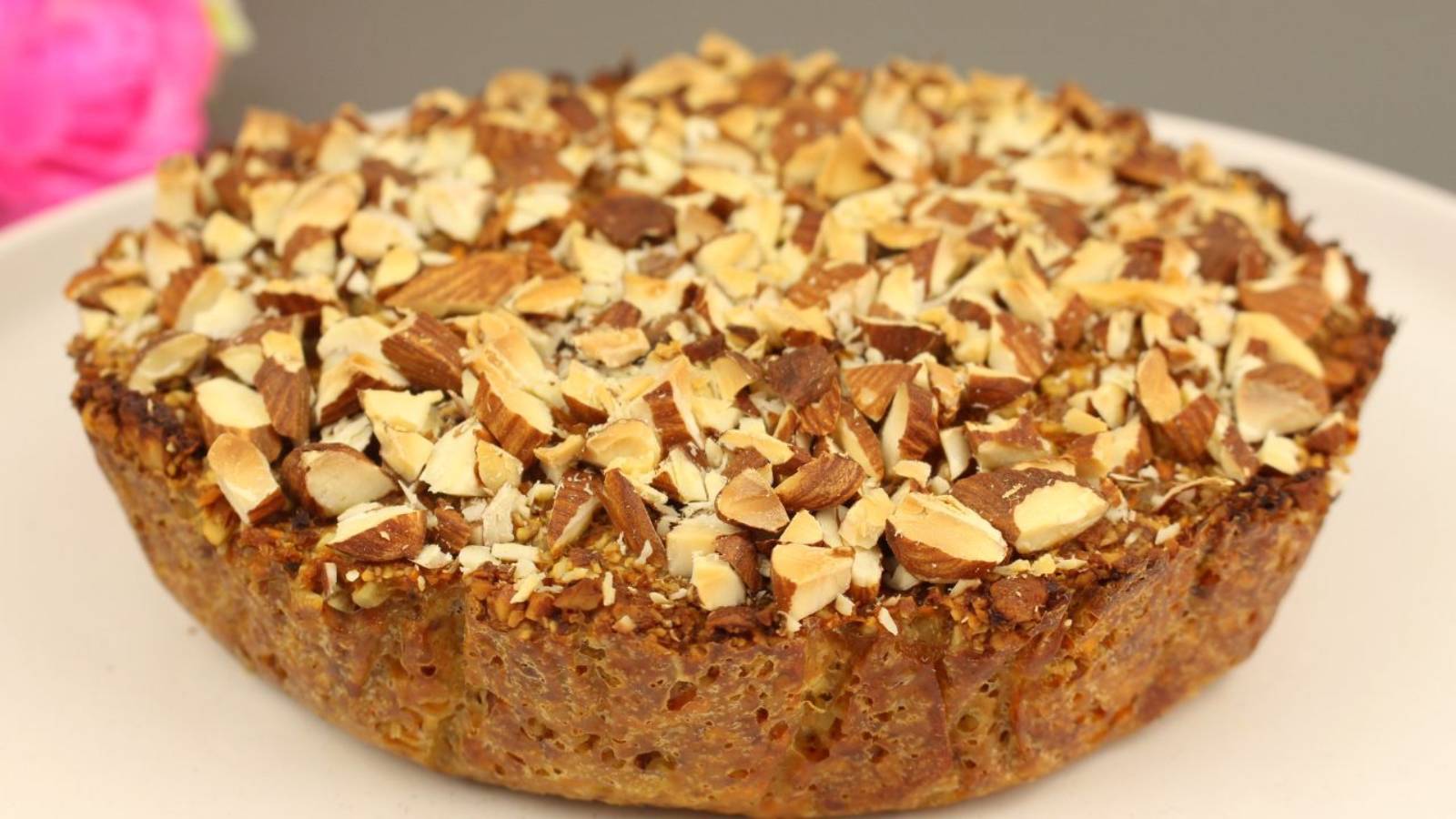Сочный морковный пирог. Без сахара, муки и масла!