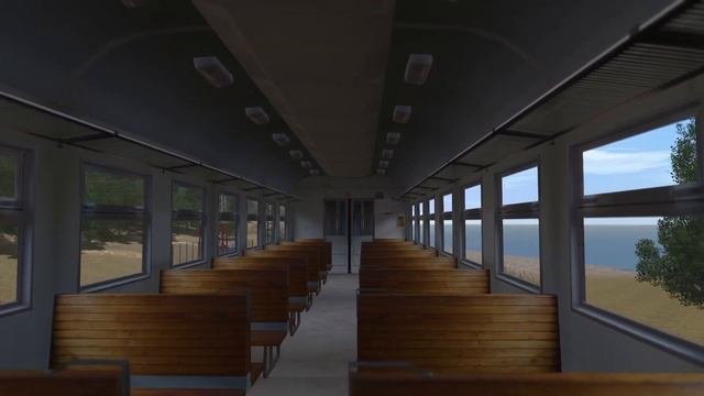 В салоне электрички...Trainz Railroad 2022.