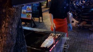 Ресторан Москва Нячанг Вьетнам( заказали красного окуня)