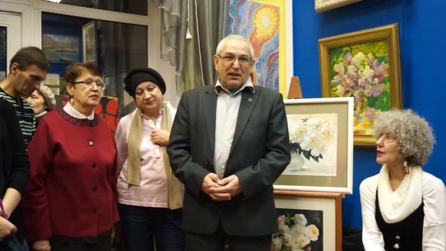 Открытие выставки Елены Корчугановой