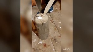 Тест складной лопаты из стали Ст.45.