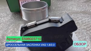 ОБЗОР  ДРОССЕЛЬНОЙ ЗАСЛОНКИ для VW AG 1.8/2.0 TFSI GEN2 Китай INA SCHAEFFLER