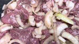 Шашлык из индейки.