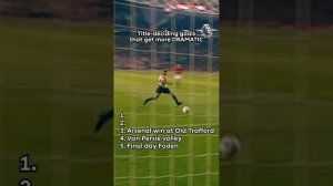 Goals that SEALED the title