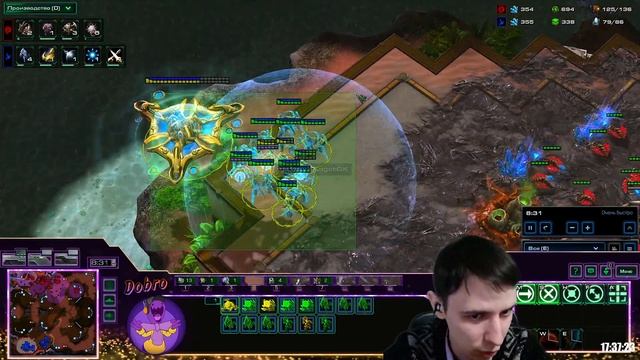 ГОЛУБЫЕ СТРАТЕГИИ КОГОТКА Битва СтарКоманов Starcraft 2