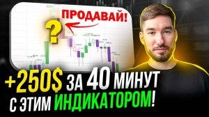 Заработал 250$ за 40 минут с ЭТИМ Индикатором! 🔥 Как понять рынок и выигрывать в Трейдинге