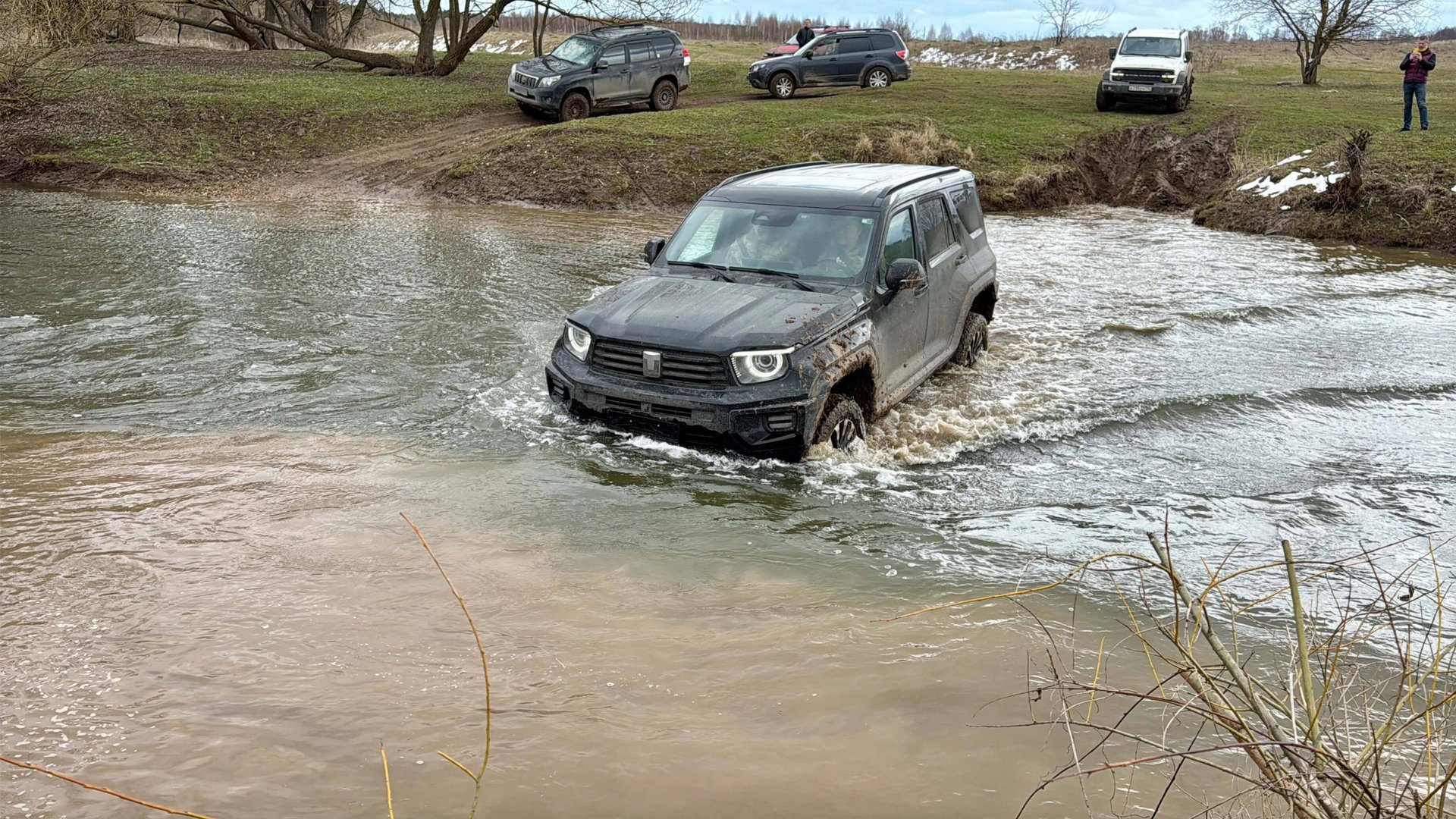 На грани ГИДРОУДАРА! Tank 700, Skoda Kodiaq, Haval Dargo, и другие штурмуют глубокие броды и овраги смотреть онлайн