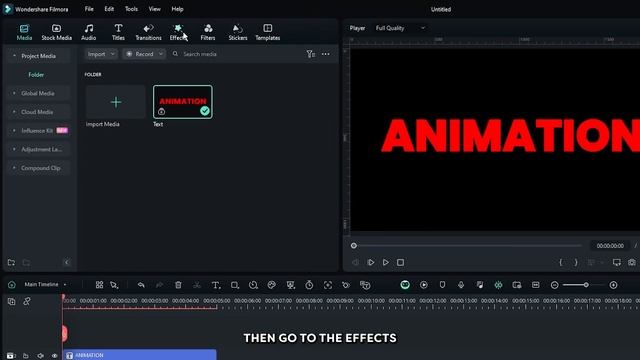 How to Make Fill Text Animation Filmora 13