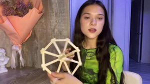 ДЕЛАЮ КОЛЕСО ОБОЗРЕНИЯ ИЗ ПАЛОЧЕК ДЛЯ МОРОЖЕНОГО 🫰🏻✂️🎀💗
