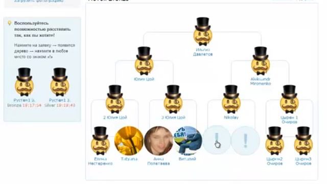 CASHPOTOK Расстановка людей в Бинарный Поток