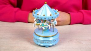 9820600 Заводная музыкальная игрушка «Карусель», цвет МИКС