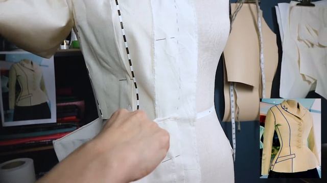 Christian Dior  Bar Suit | Flat Pattern Cutting Tutorial | Part 2