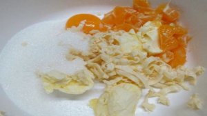 Вафли с мандарином и плавленным сыром