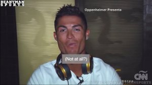 Криштиану Роналду разговаривает с организаторами "Евро в кинотеатре "Октябрь" 2016