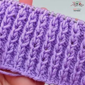 Рельефные дорожки спицами