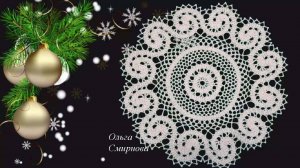 САЛФЕТКА "СНЕЖНОЕ НАВАЖДЕНИЕ". ЧАСТЬ 2