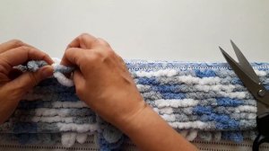 ВЯЖЕМ КРЮЧКОМ КОВРИК ИЗ ВЕЛЮРОВОЙ ПРЯЖИ