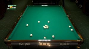 Бильярд, св. пирамида. Турнир "Пари-Матч-2016". 1/4 финала. Артур Пивченко-Владислав Косогов 6:4