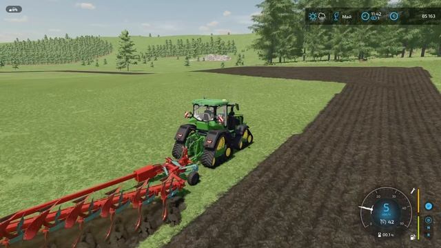 Farming Simulator 22 No Man's Land #18 тюкуем сено, распахиваем большое поле