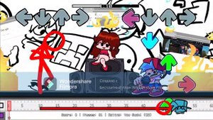 играю в фнф против стикмена (Friday Night Funkin’ VS Animation Stikman)