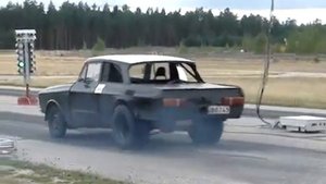 Драг Рейсниг супер Москвич .Drag racing