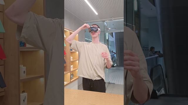 Обучение apple Vision Pro первое использование